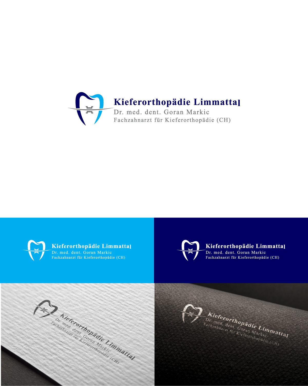 Logo Design by farahhusnain123 for Kieferorthopädie Limmattal GmbH | Design #14018454