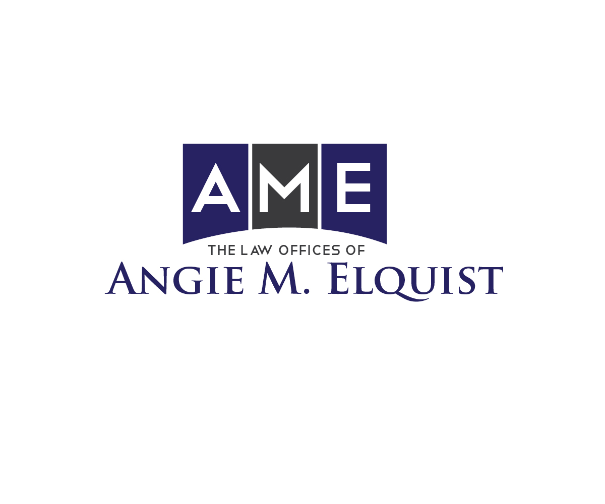 Logo Design by renderman for The Law Office of Angie M. Elquist | Design #13956802