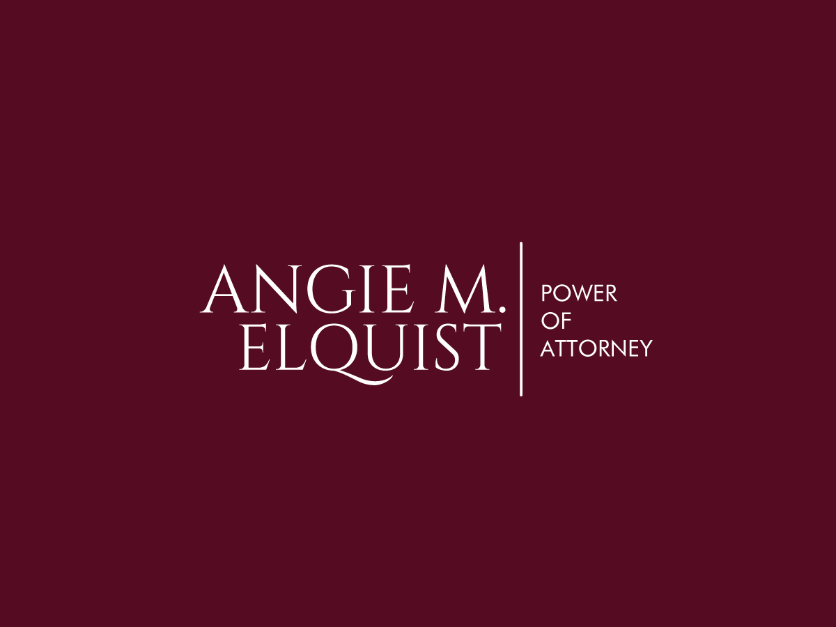 Design de Logo par IMD-HUB pour The Law Office of Angie M. Elquist | Design #13956238