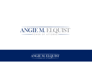 Logo Design by IMD-HUB for The Law Office of Angie M. Elquist | Design: #13956313