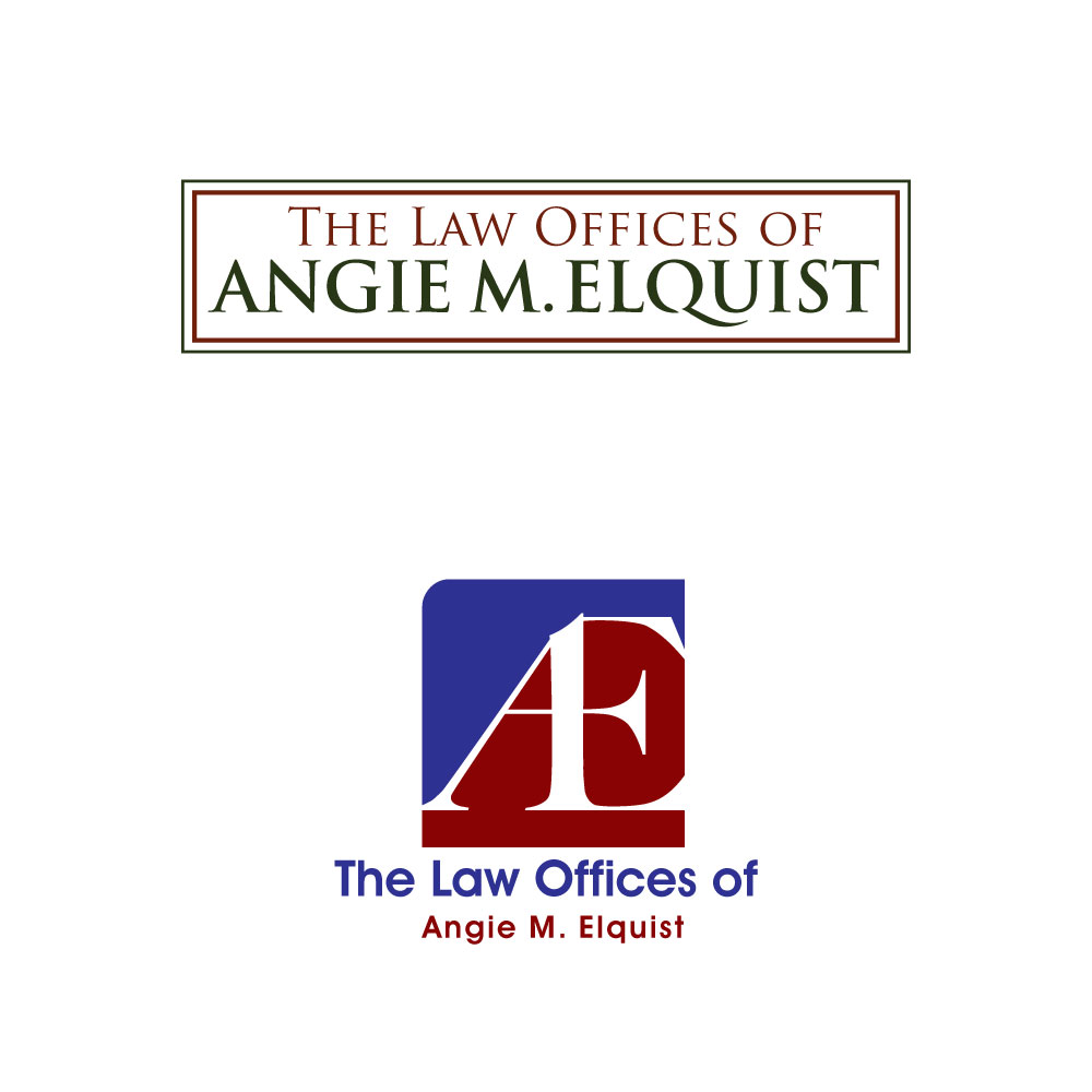 Logo Design by Logicspider for The Law Office of Angie M. Elquist | Design #13990160
