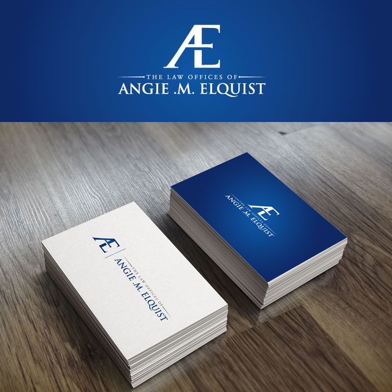 Logo Design by tigertwist for The Law Office of Angie M. Elquist | Design #13966780