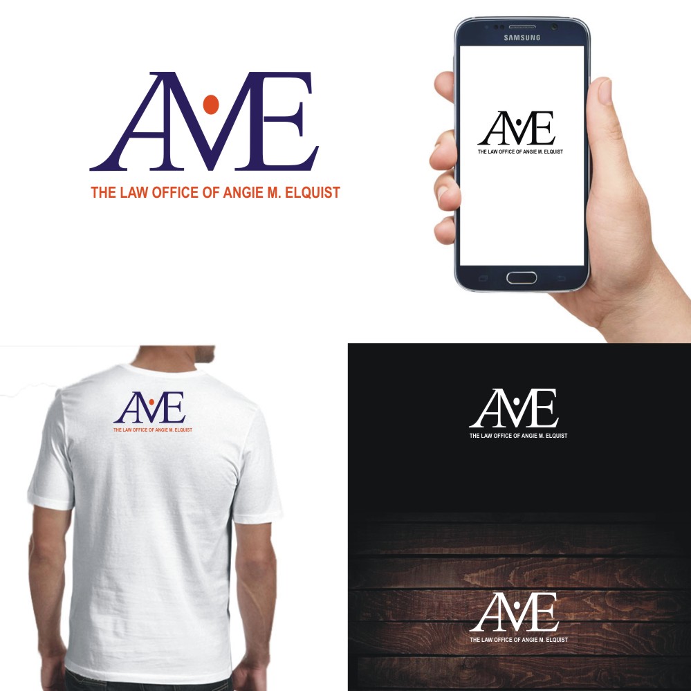 Logo Design by webeezine for The Law Office of Angie M. Elquist | Design #13957792