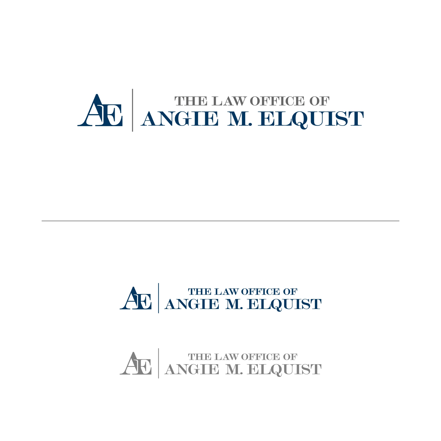 Logo Design by manto.bjb for The Law Office of Angie M. Elquist | Design #13977314