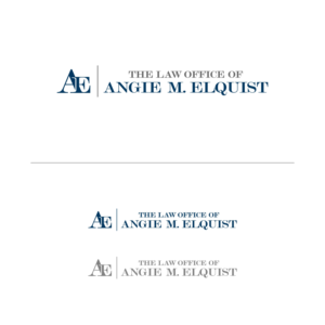 Logo Design by manto.bjb for The Law Office of Angie M. Elquist | Design #13977314
