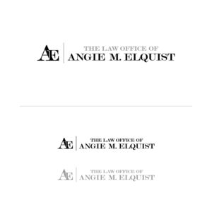 Logo Design by manto.bjb for The Law Office of Angie M. Elquist | Design: #13980799