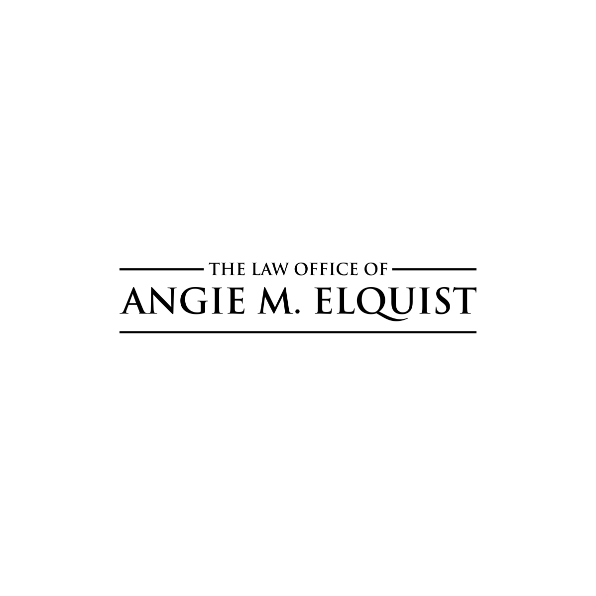 Logo Design by myusf for The Law Office of Angie M. Elquist | Design #13954737