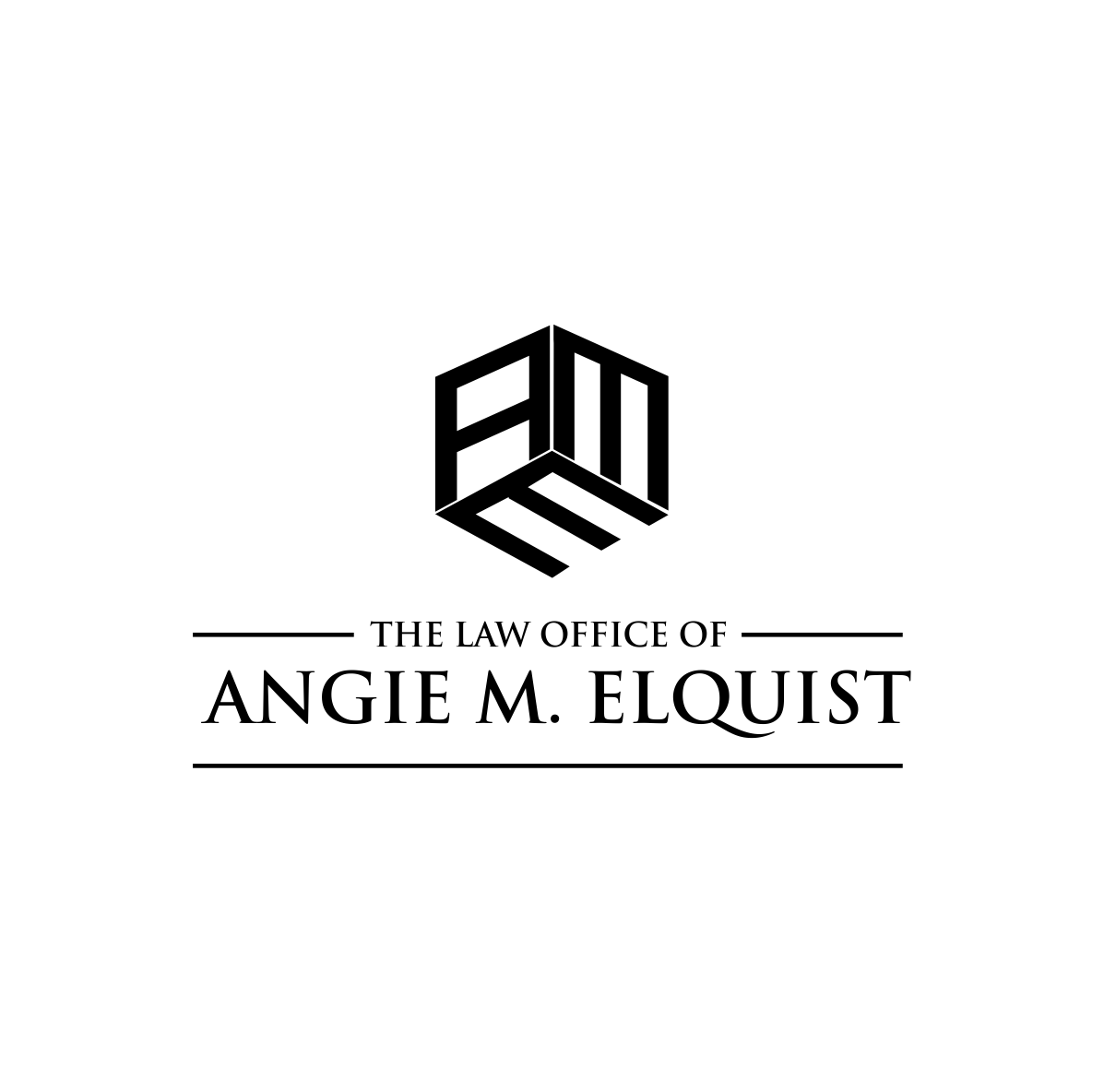 Logo-Design von myusf für The Law Office of Angie M. Elquist | Design #13955372