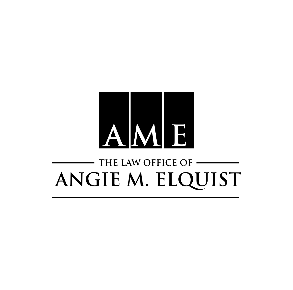 Design de Logo par myusf pour The Law Office of Angie M. Elquist | Design #13955428