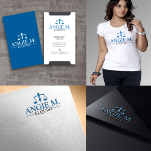 Logo Design by zebronicgraphic for The Law Office of Angie M. Elquist | Design: #13979194