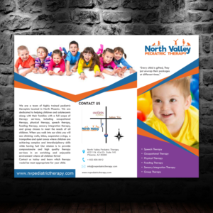 Brochure Design by theblueart for North Valley Pediatric Therapy | Design: #13964218