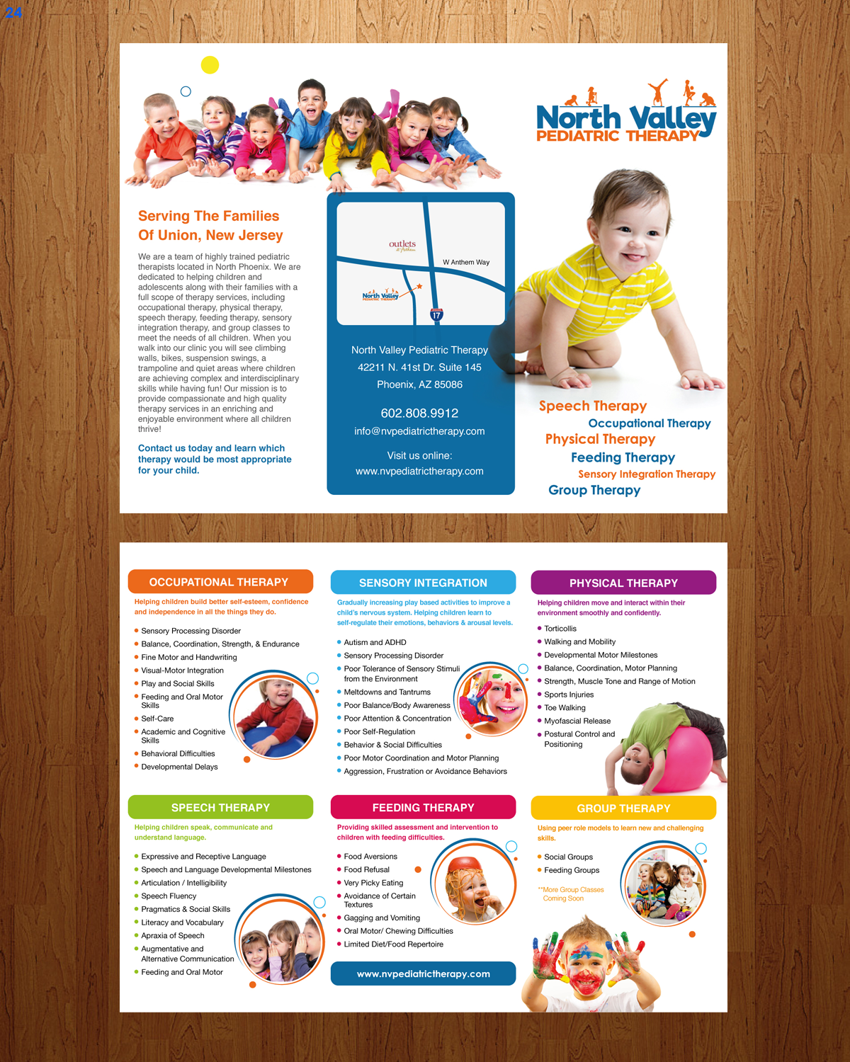Brochure Design by uniquedesign10 for North Valley Pediatric Therapy | Design #13969021