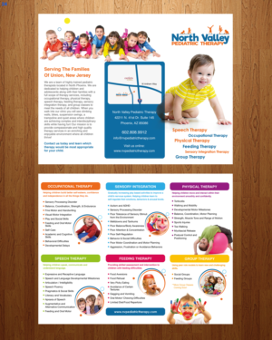 Brochure Design by uniquedesign10 for North Valley Pediatric Therapy | Design: #13969021