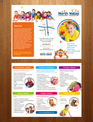 Brochure Design by uniquedesign10 for North Valley Pediatric Therapy | Design: #14044219
