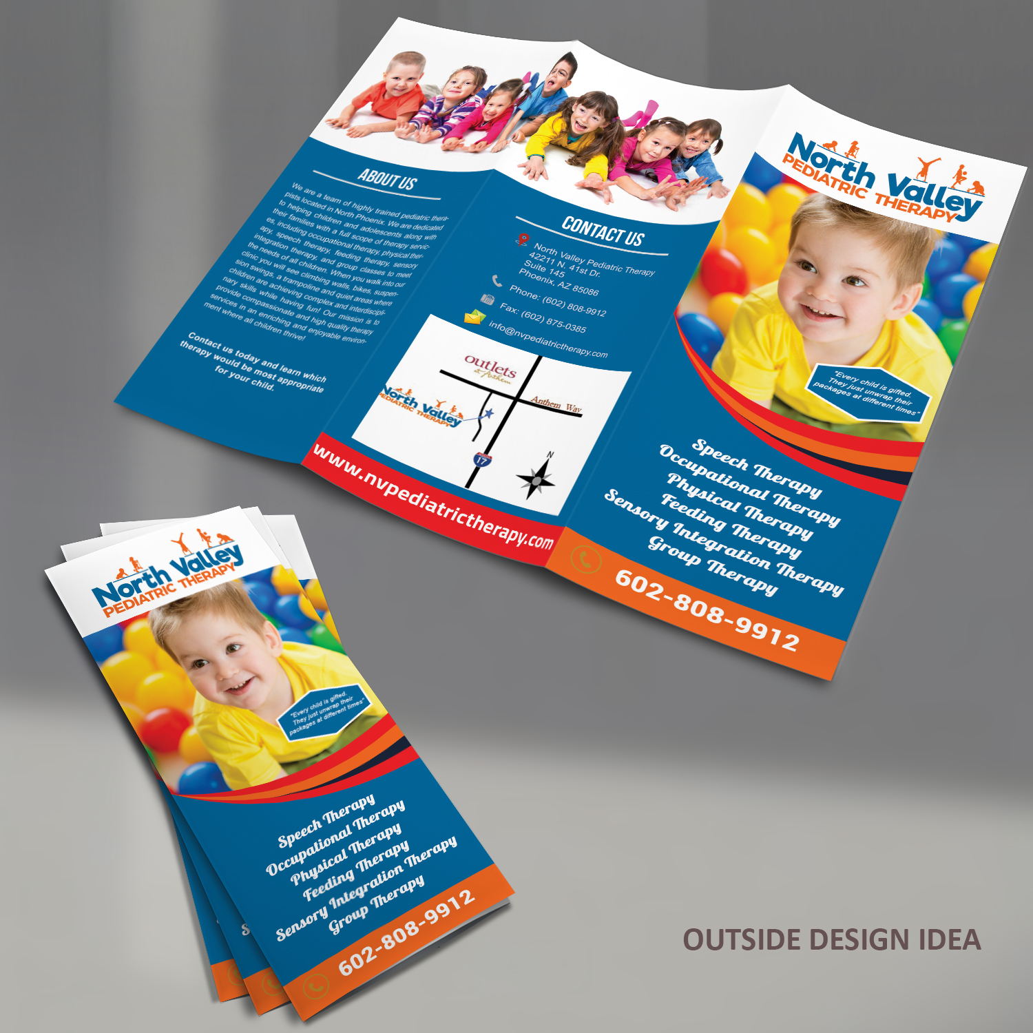 Brochure Design by Venkat for North Valley Pediatric Therapy | Design #13965146