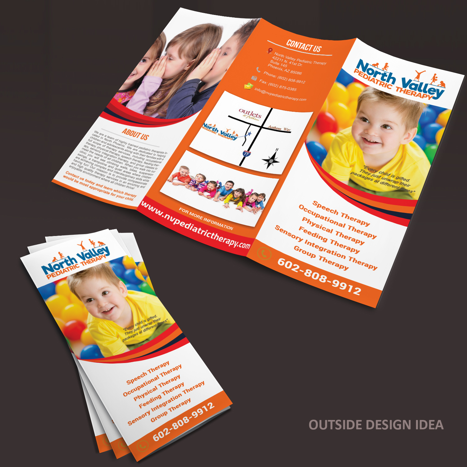 Diseño de Brochure por Venkat para North Valley Pediatric Therapy | Diseño #13965147