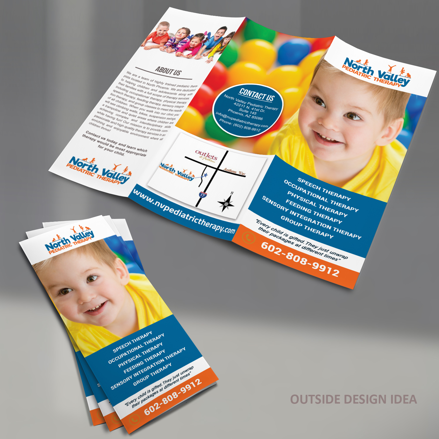 Brochure Design by Venkat for North Valley Pediatric Therapy | Design #13965156