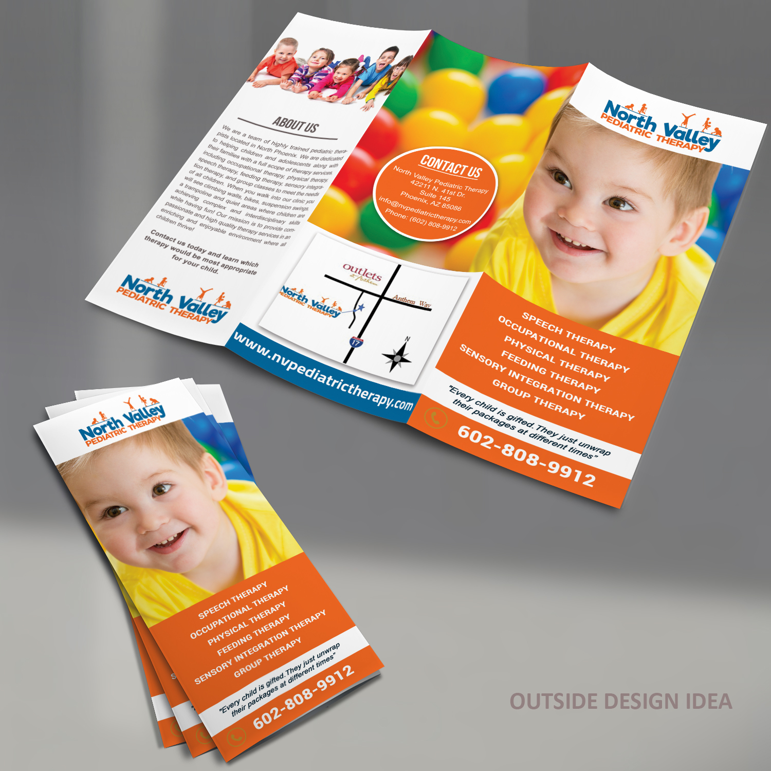 Brochure Design by Venkat for North Valley Pediatric Therapy | Design #13965158