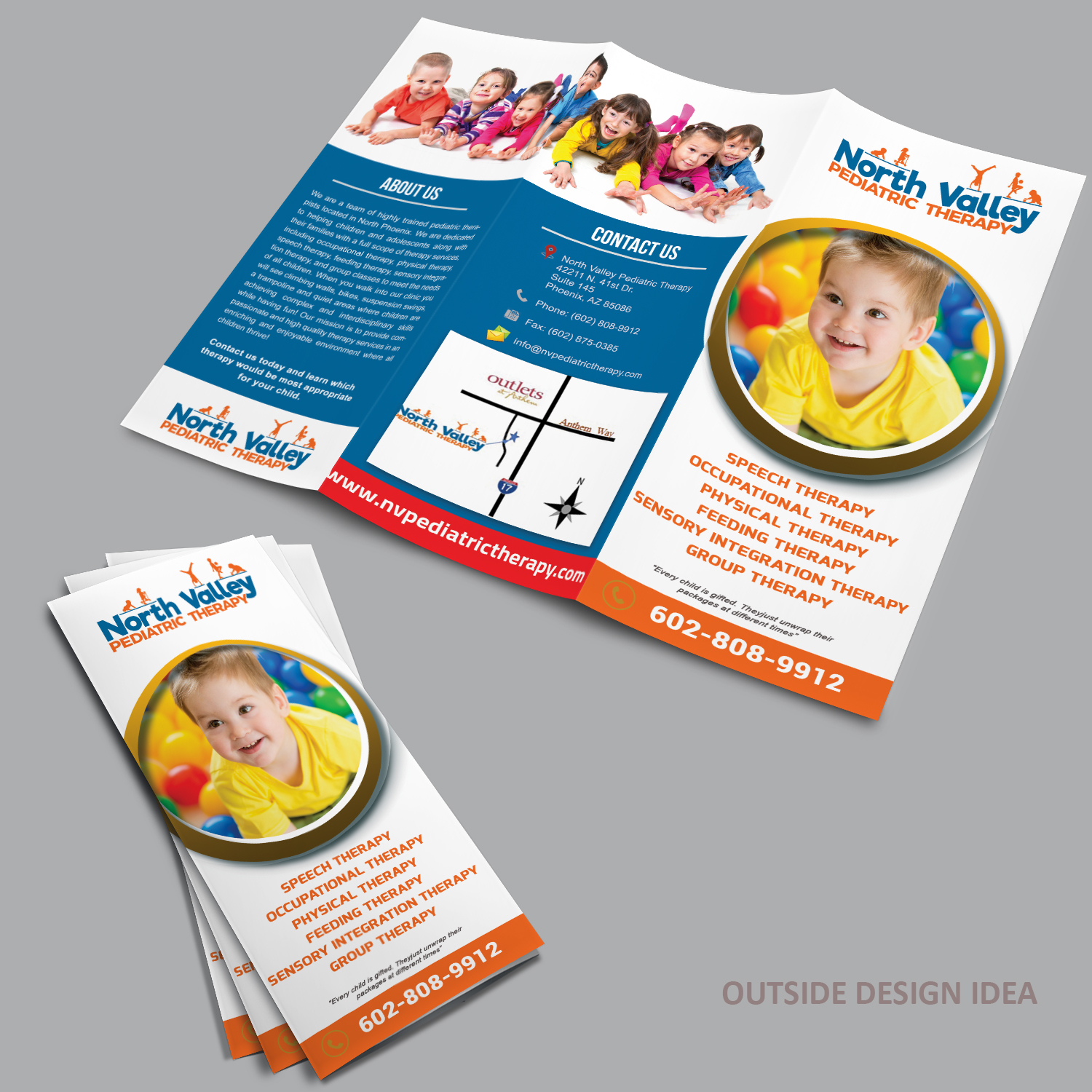 Diseño de Brochure por Venkat para North Valley Pediatric Therapy | Diseño #13965160