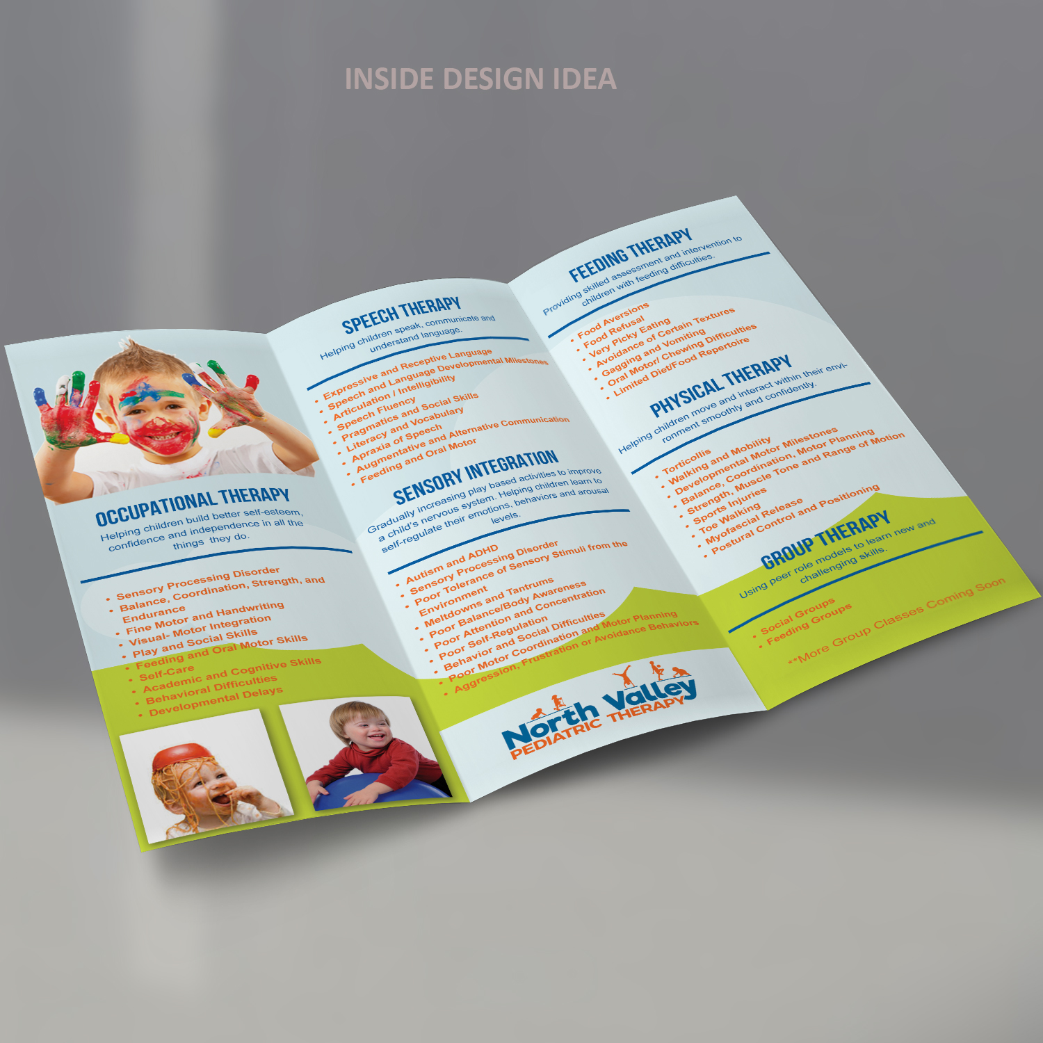 Brochure Design by Venkat for North Valley Pediatric Therapy | Design #13965341