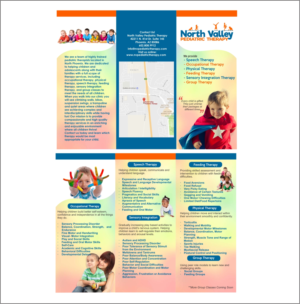 Pediatric Therapy Clinic Brochure | Brochure Design by fumbh.designs