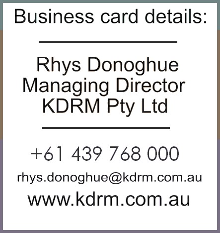 Logo Design by designerone for KDRM Pty Ltd | Design #14481893