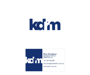 Logo Design by aLiEN designs for KDRM Pty Ltd | Design: #14454643