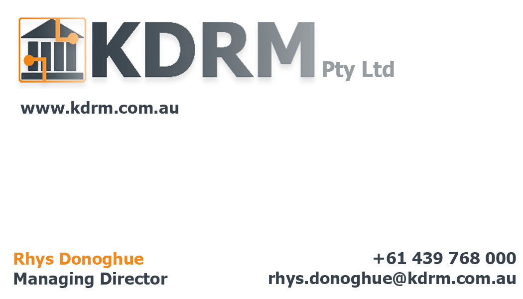 Logo Design by Golden Collie Graphics for KDRM Pty Ltd | Design #14461401