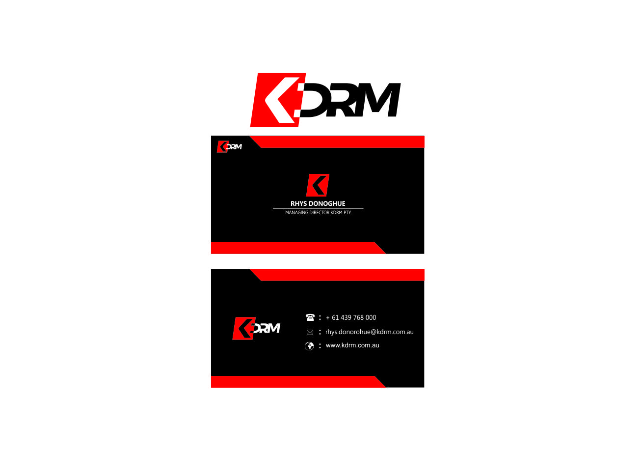 Logo Design by rgrider for KDRM Pty Ltd | Design #14462523
