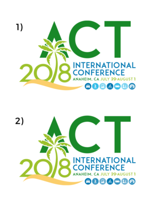 2018 International Conference, Anaheim, CA  July 29-August 1 | Logo Design by trufya