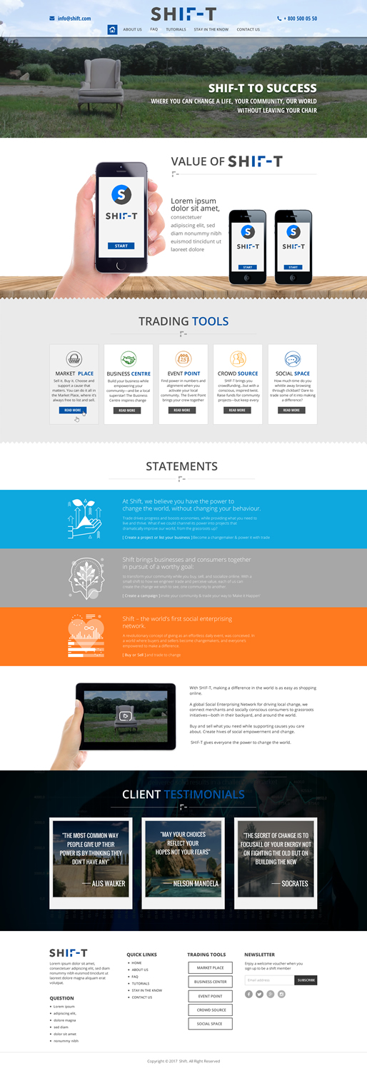 Web Design by Sbss for TWH Services Pty Ltd T/A eFundraizer | Design #14001191