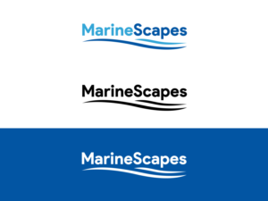 MarineScapes  | Logo Design by Slant Line Media