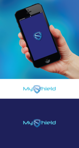 MyShield (Symbol + text both should be part of the logo) | Diseño de Logo por eko07