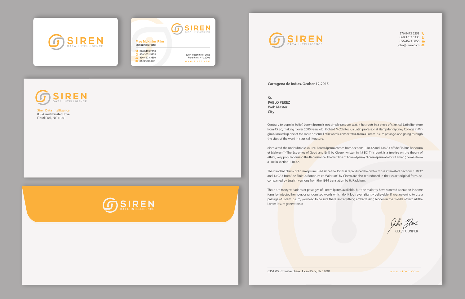 Visitenkarten-Design von Brand aid für dieses Projekt | Design #14006310