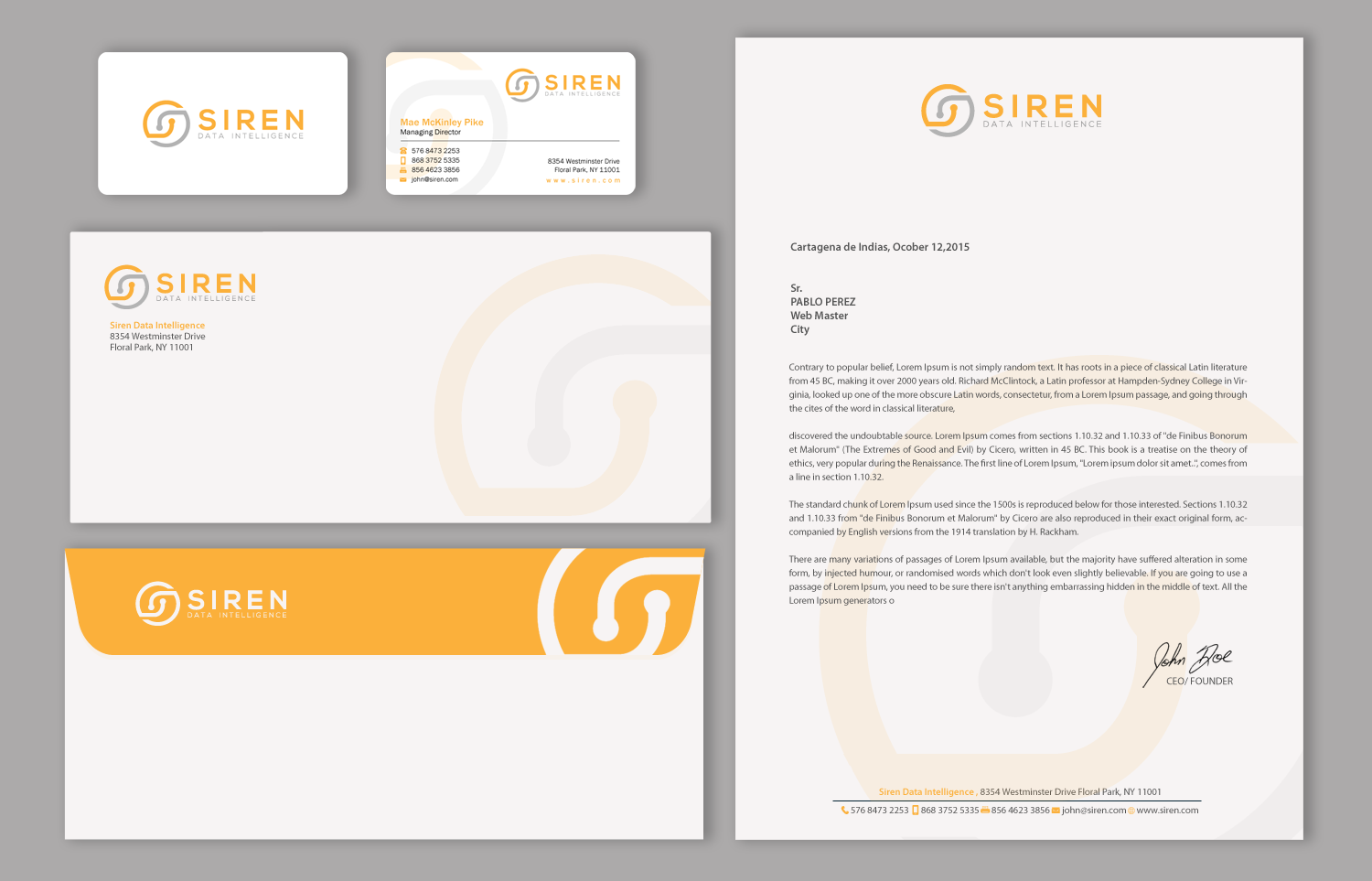 Business Card Design by Brand aid for this project | Design #14006366