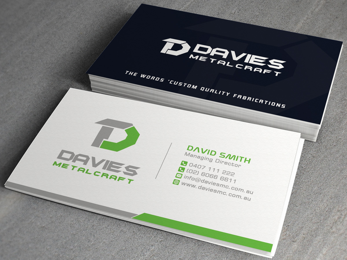 Visitenkarten-Design von Sandaruwan für Davies Metalcraft | Design #13959446