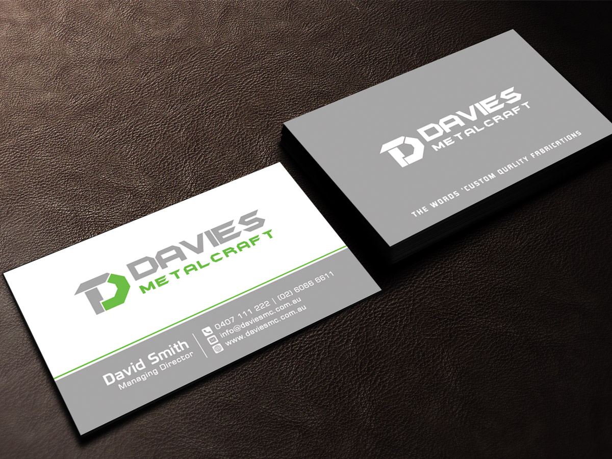 Visitenkarten-Design von Sandaruwan für Davies Metalcraft | Design #13963236