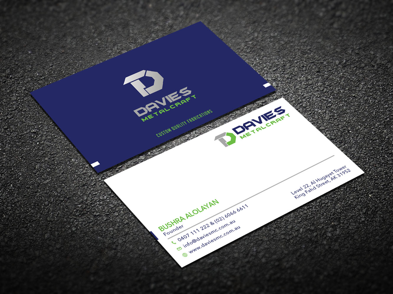 Business Card Design by Verified artistry for Davies Metalcraft | Design #13964486