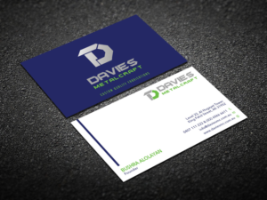 Visitenkarten-Design von Verified artistry (Design garden) für Davies Metalcraft | Design: #13964493