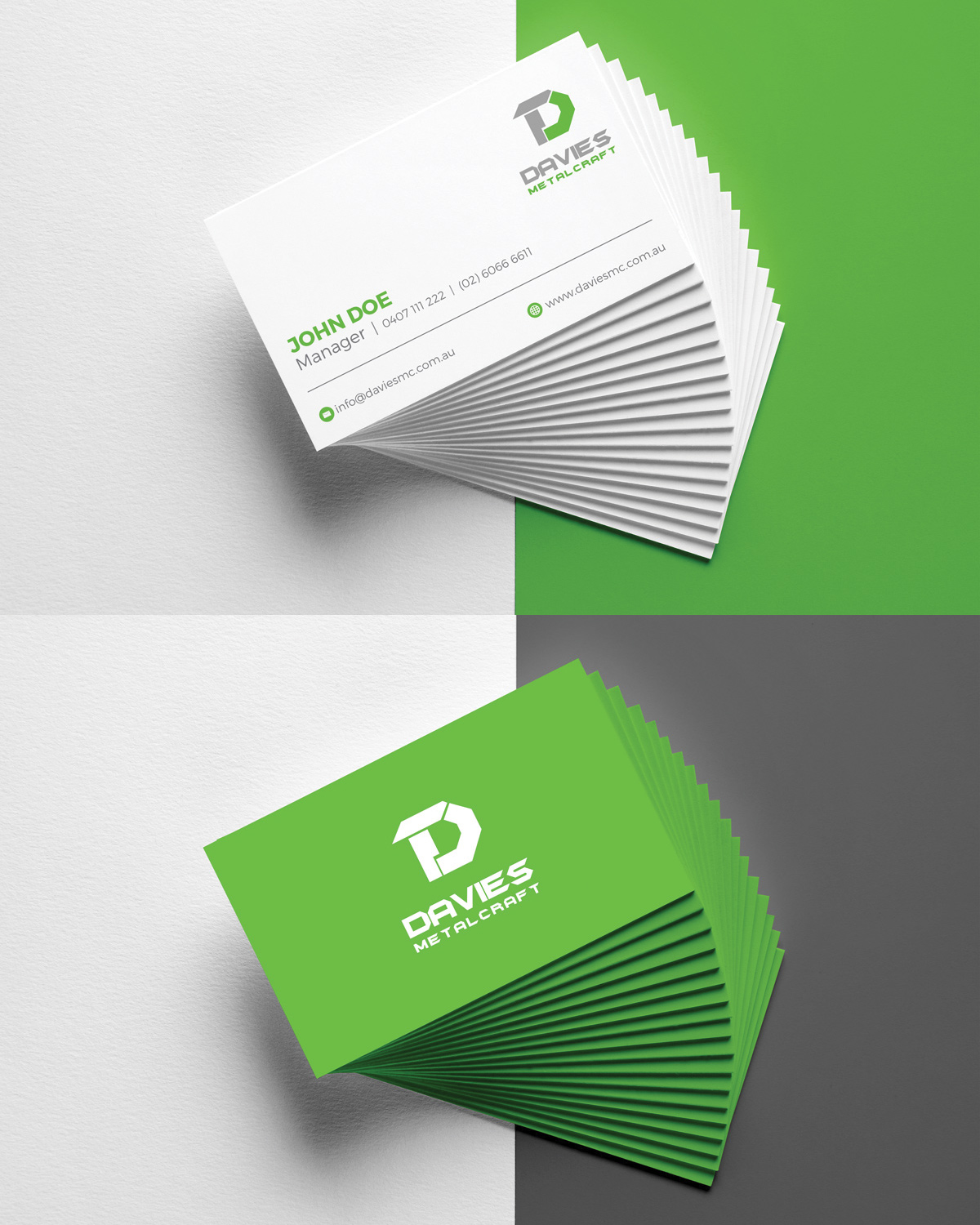 Business Card Design by JK18 for Davies Metalcraft | Design #13961230