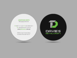Business Card Design by Creations Box 2015 for Davies Metalcraft | Design: #13964037