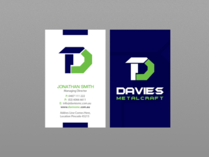 Visitenkarten-Design von Creations Box 2015 für Davies Metalcraft | Design: #13964124