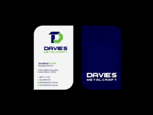 Visitenkarten-Design von Creations Box 2015 für Davies Metalcraft | Design: #13964131