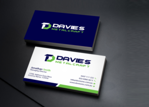 Visitenkarten-Design von Creations Box 2015 für Davies Metalcraft | Design: #13964151