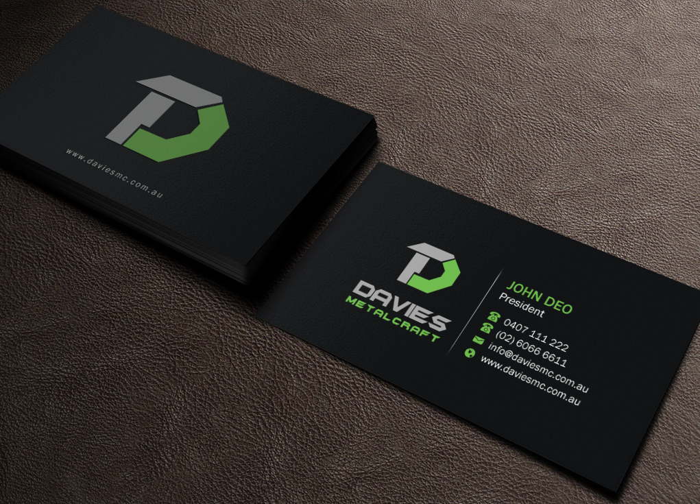 Business Card Design by Brand aid for Davies Metalcraft | Design #13986155