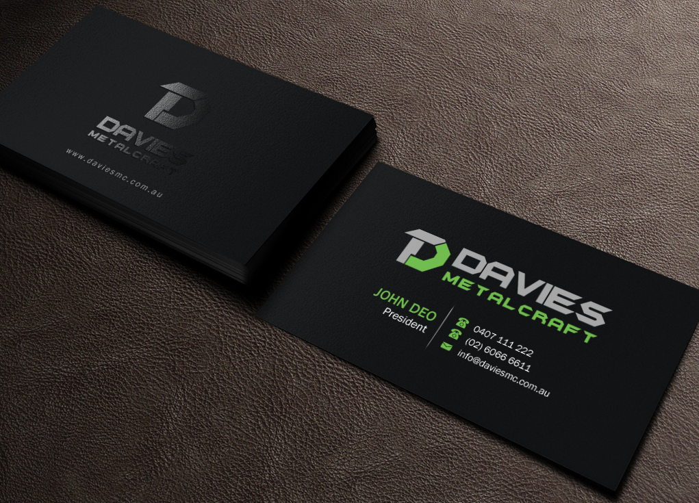 Business Card Design by Brand aid for Davies Metalcraft | Design #13986156