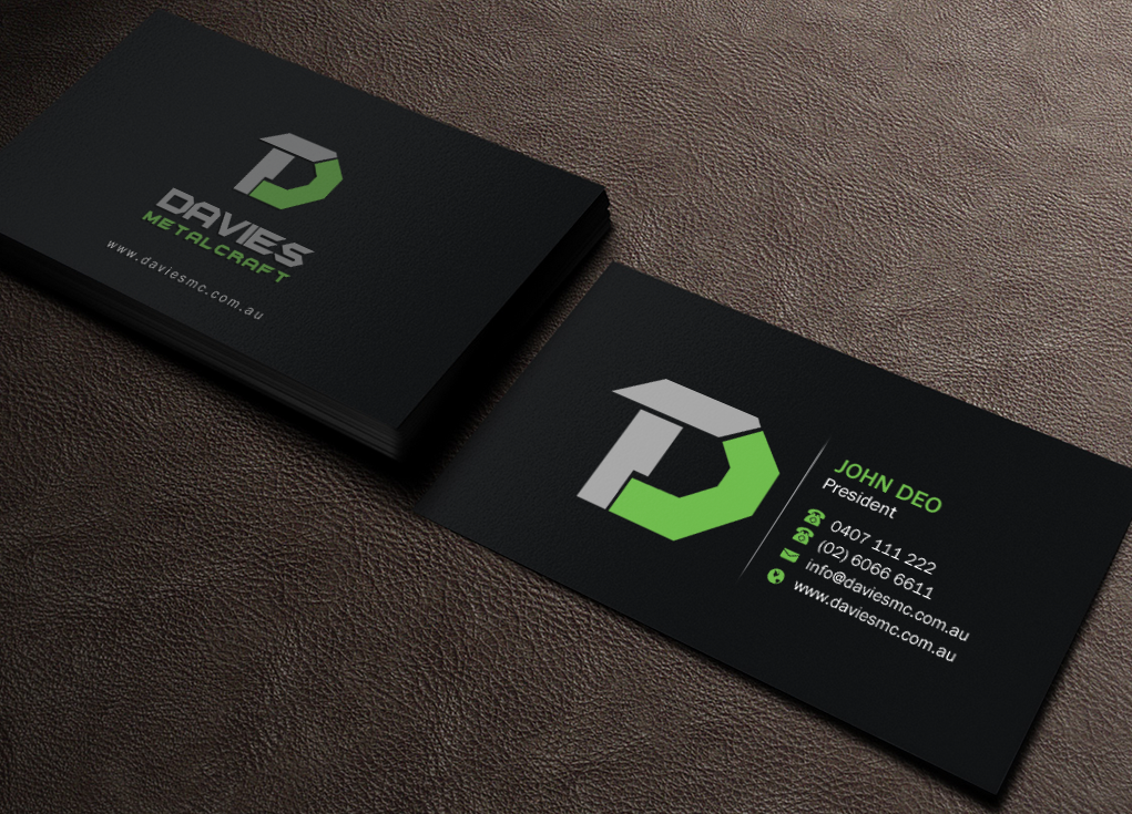 Business Card Design by Brand aid for Davies Metalcraft | Design #13986180