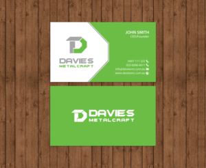 Business Card Design by chandrayaan.creative for Davies Metalcraft | Design: #13988015