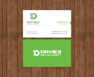 Business Card Design by chandrayaan.creative for Davies Metalcraft | Design: #13988063
