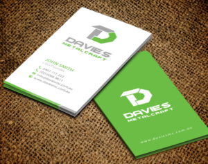 Business Card Design by chandrayaan.creative for Davies Metalcraft | Design: #13988772